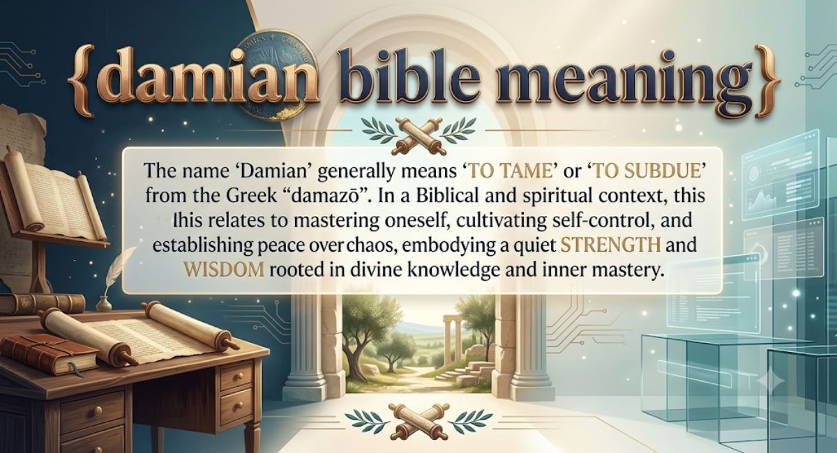 Damian Meaning in Bible: 7 Powerful Spiritual Truths