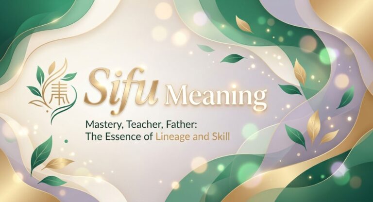 Sifu Meaning: 5 Powerful Definitions Everyone Should Know