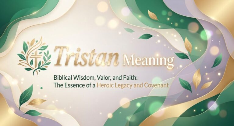 Tristan Meaning in Bible: 7 Powerful Spiritual Truths Every Believer Should Know